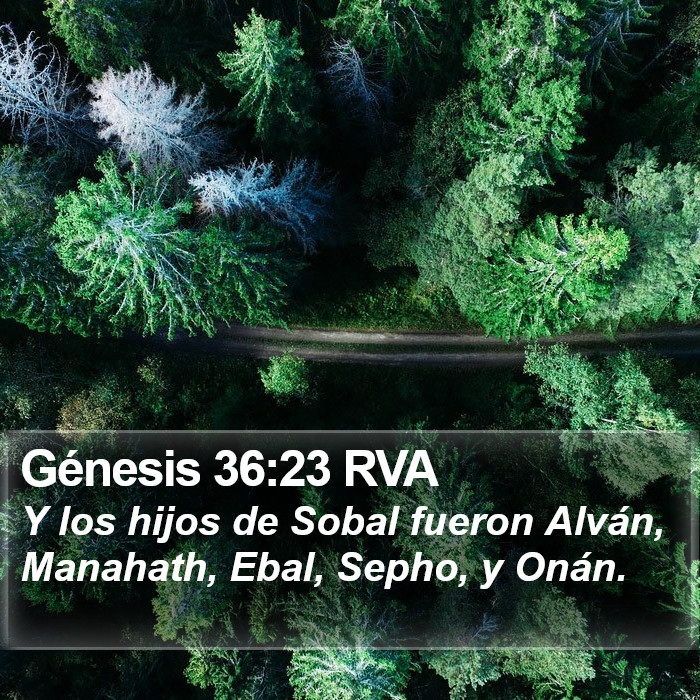 Génesis 36:23 RVA Bible Study