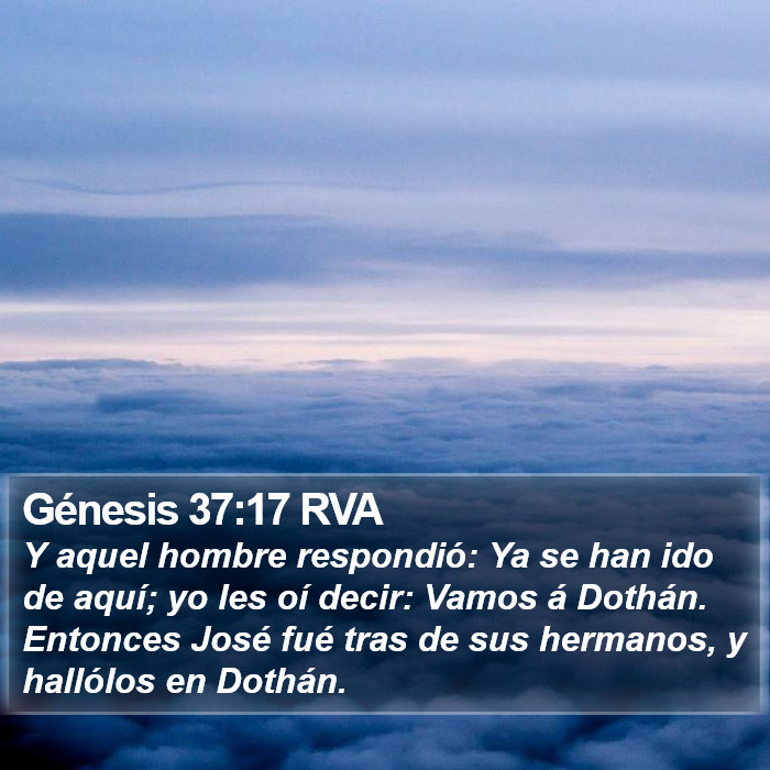 Génesis 37:17 RVA Bible Study