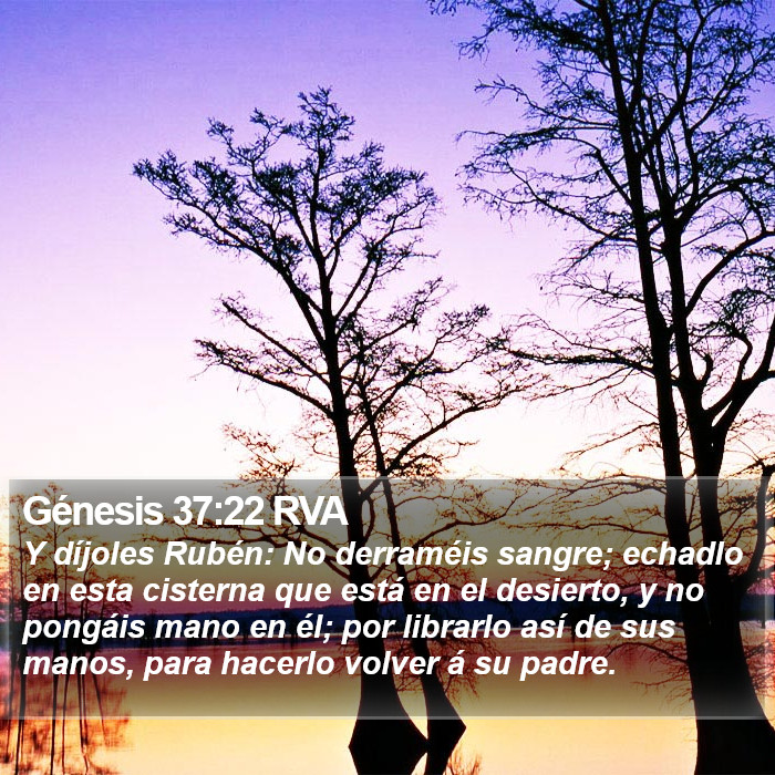 Génesis 37:22 RVA Bible Study