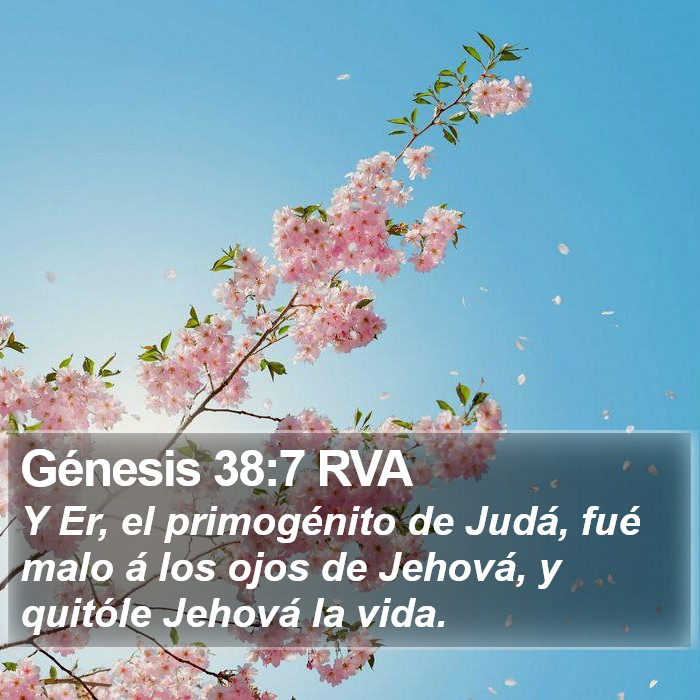 Génesis 38:7 RVA Bible Study