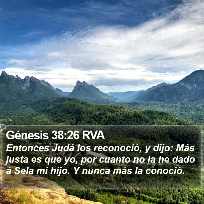 Génesis 38:26 RVA Bible Study