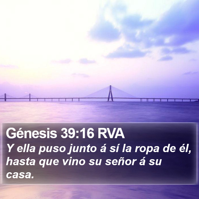 Génesis 39:16 RVA Bible Study