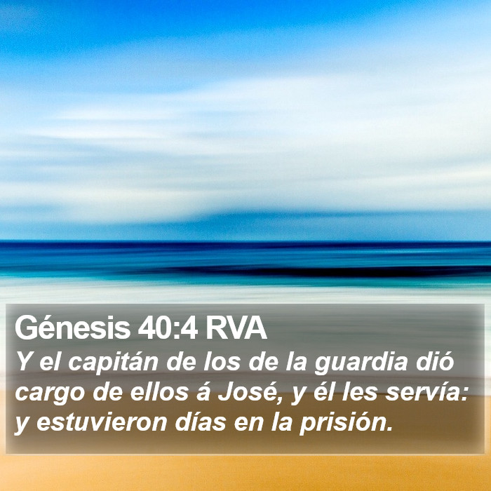 Génesis 40:4 RVA Bible Study