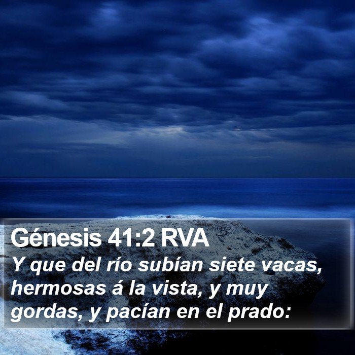 Génesis 41:2 RVA Bible Study