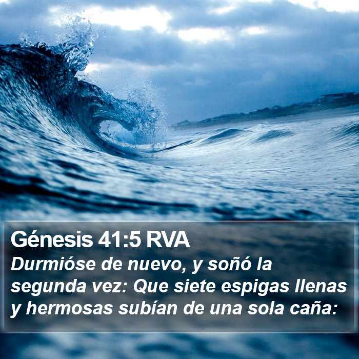 Génesis 41:5 RVA Bible Study