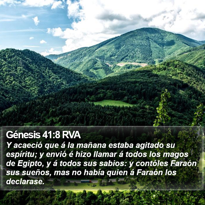 Génesis 41:8 RVA Bible Study