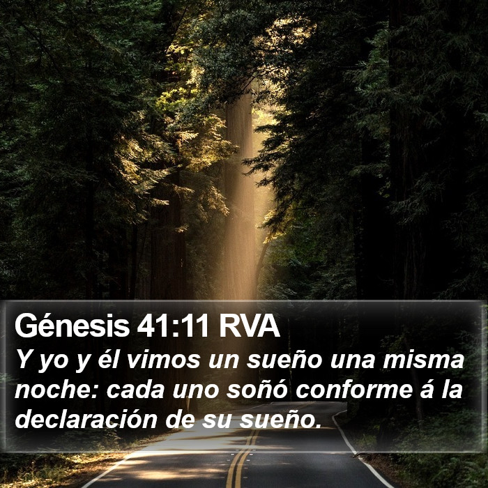 Génesis 41:11 RVA Bible Study