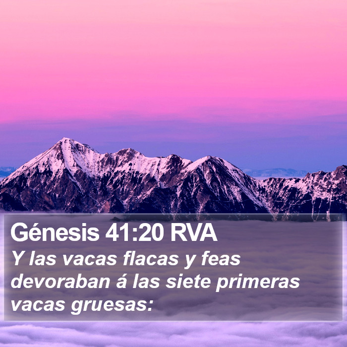 Génesis 41:20 RVA Bible Study