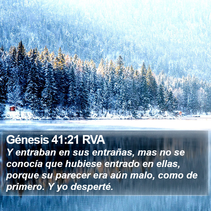 Génesis 41:21 RVA Bible Study