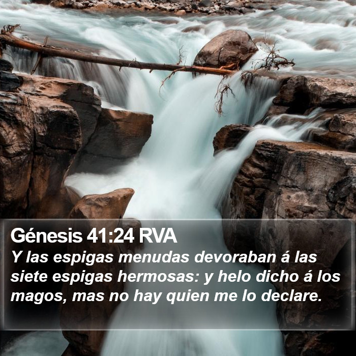 Génesis 41:24 RVA Bible Study