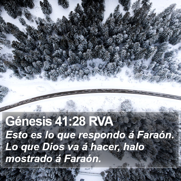 Génesis 41:28 RVA Bible Study