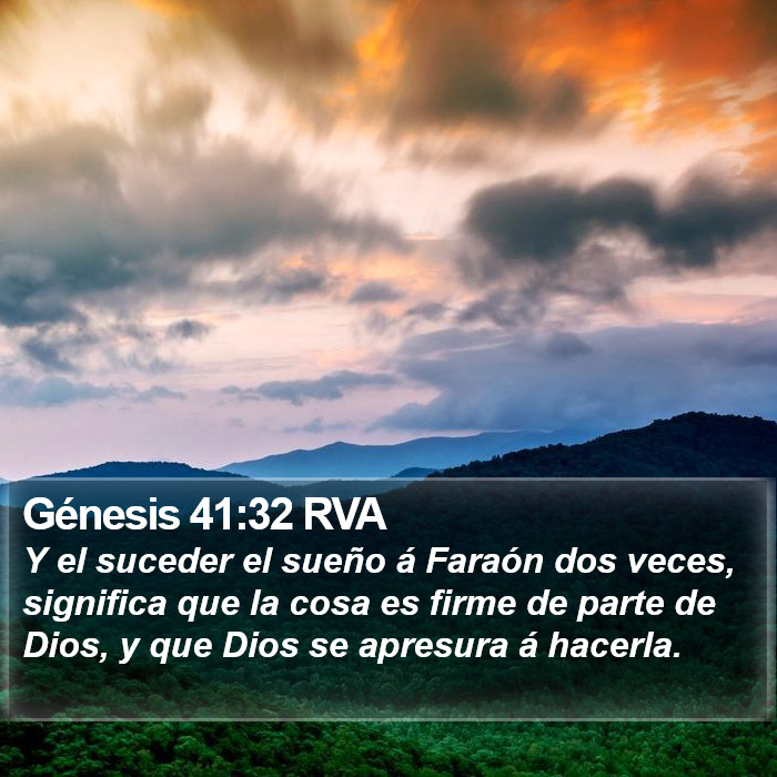 Génesis 41:32 RVA Bible Study