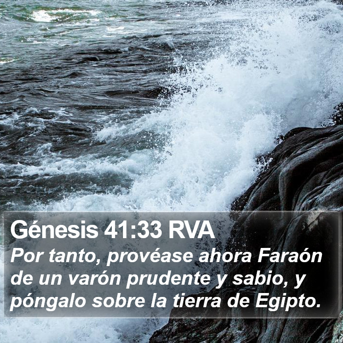 Génesis 41:33 RVA Bible Study