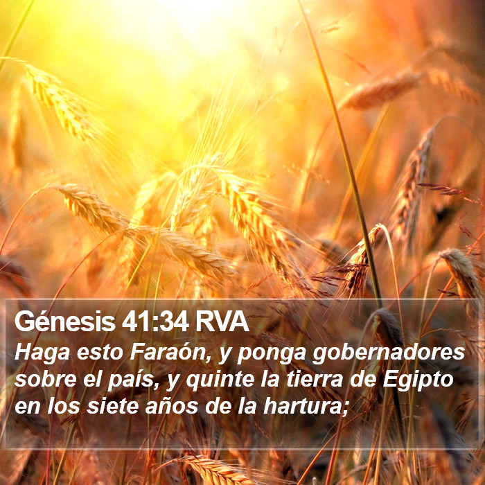 Génesis 41:34 RVA Bible Study