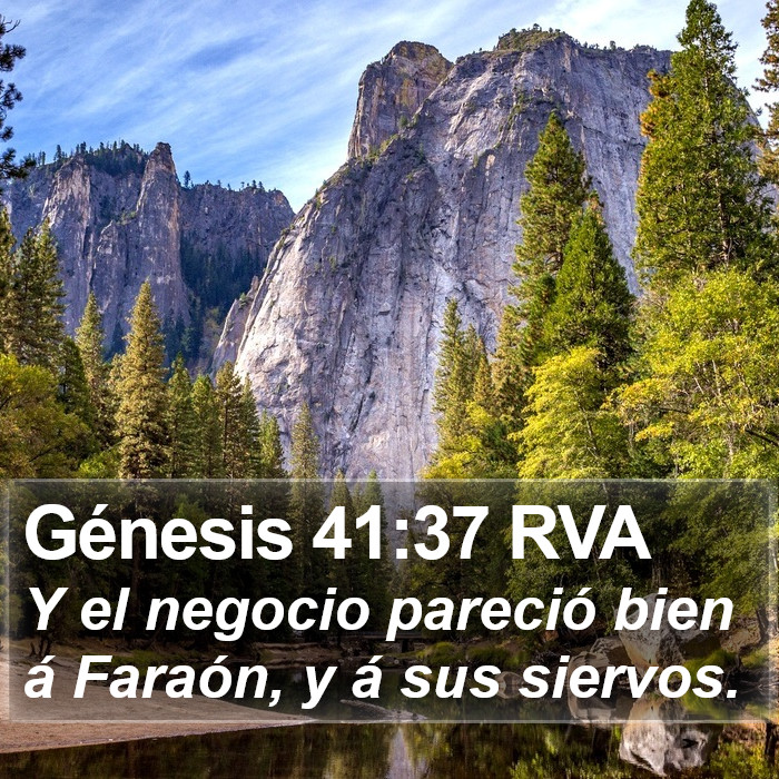 Génesis 41:37 RVA Bible Study