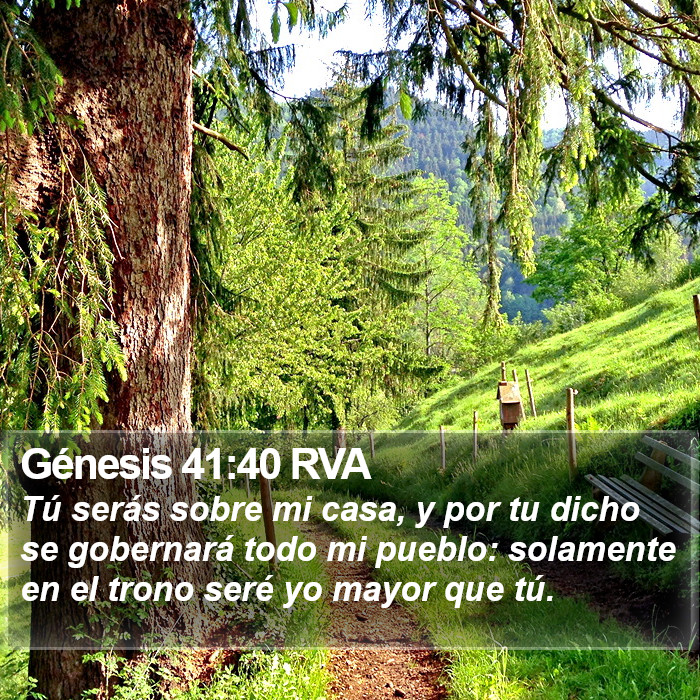 Génesis 41:40 RVA Bible Study