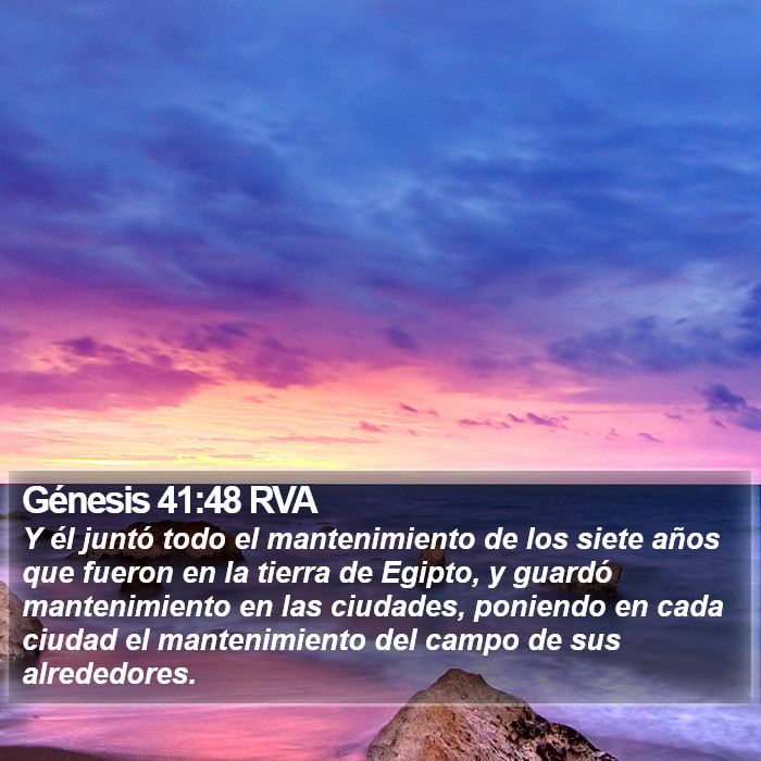 Génesis 41:48 RVA Bible Study