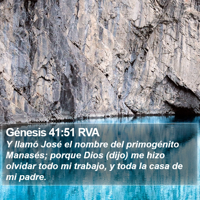 Génesis 41:51 RVA Bible Study