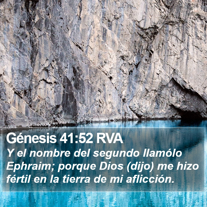 Génesis 41:52 RVA Bible Study