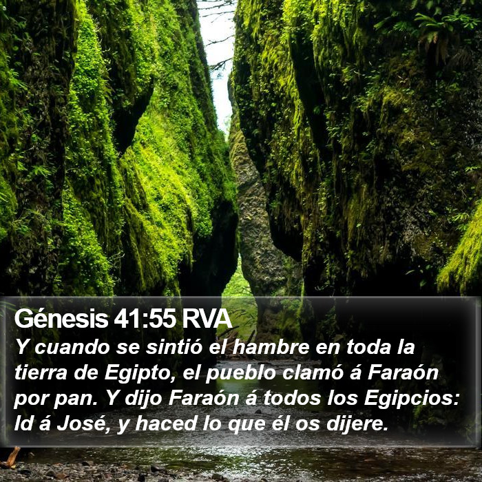 Génesis 41:55 RVA Bible Study