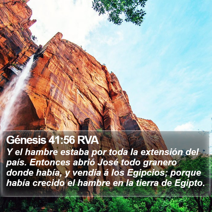 Génesis 41:56 RVA Bible Study