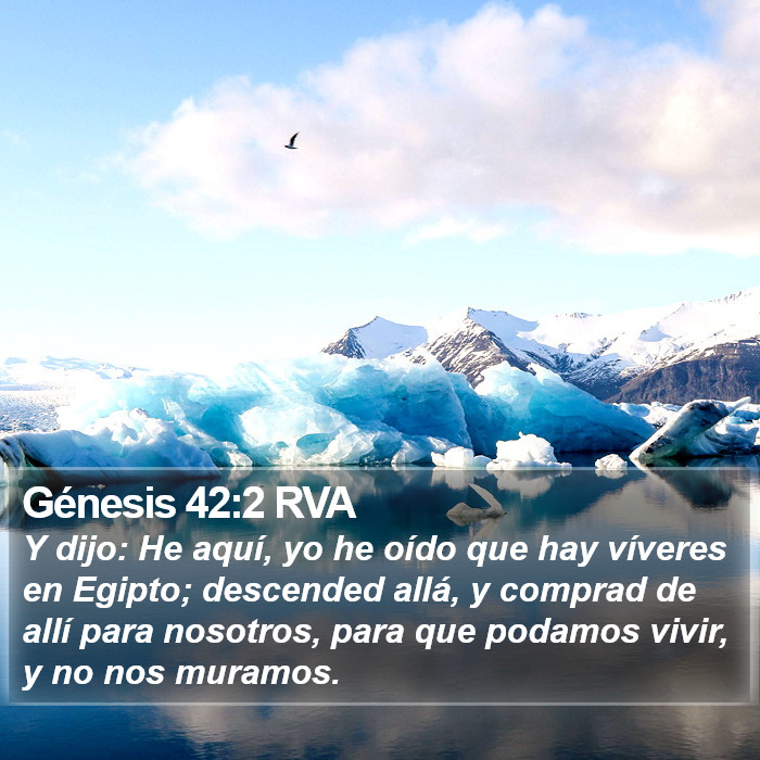 Génesis 42:2 RVA Bible Study