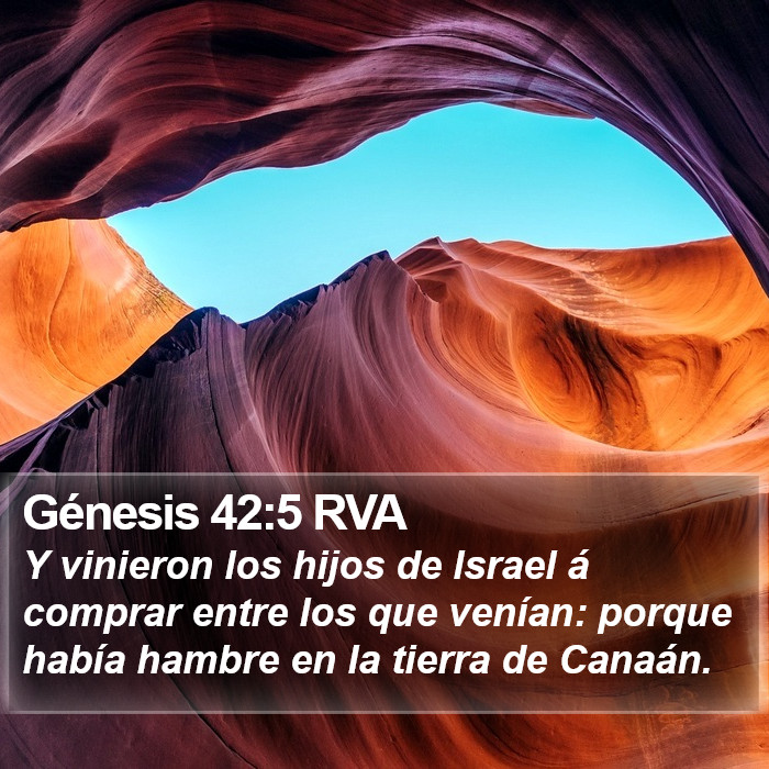 Génesis 42:5 RVA Bible Study