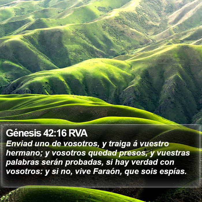 Génesis 42:16 RVA Bible Study