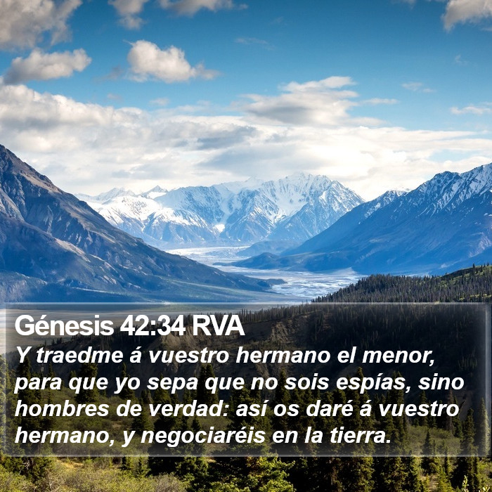 Génesis 42:34 RVA Bible Study