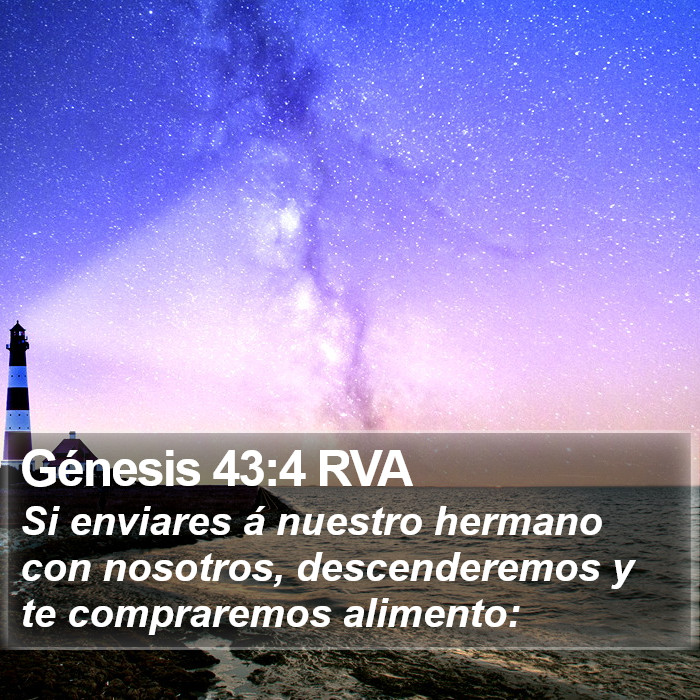Génesis 43:4 RVA Bible Study