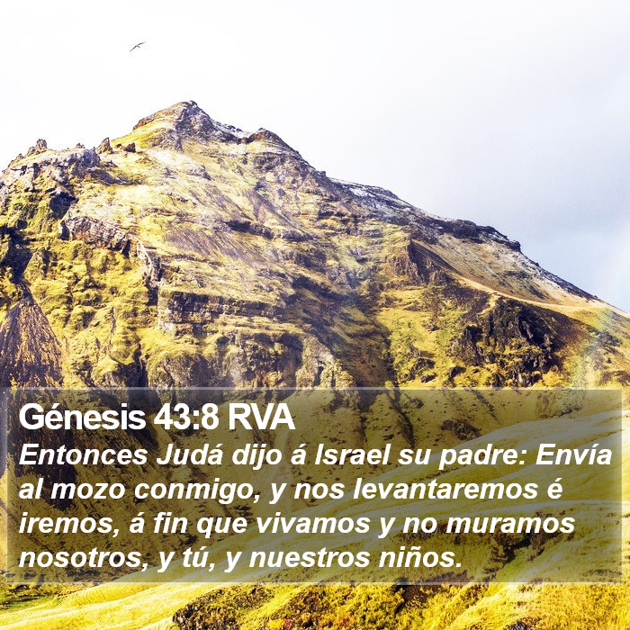 Génesis 43:8 RVA Bible Study