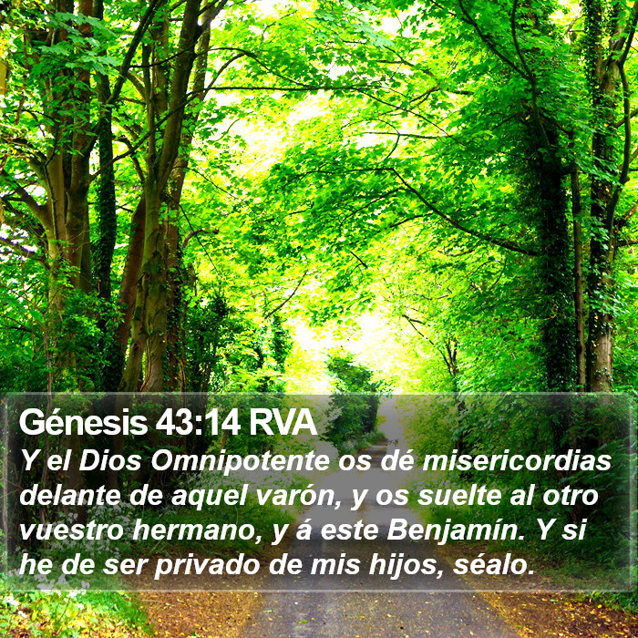 Génesis 43:14 RVA Bible Study