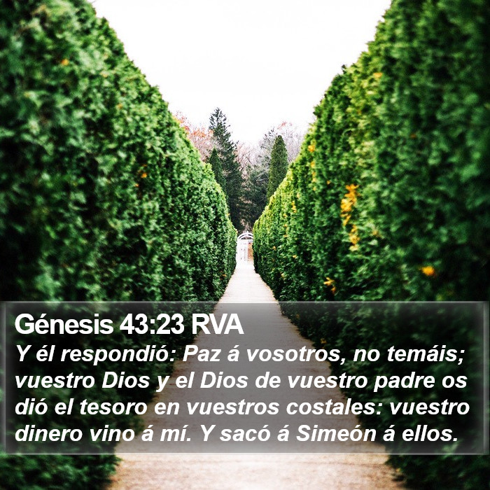 Génesis 43:23 RVA Bible Study
