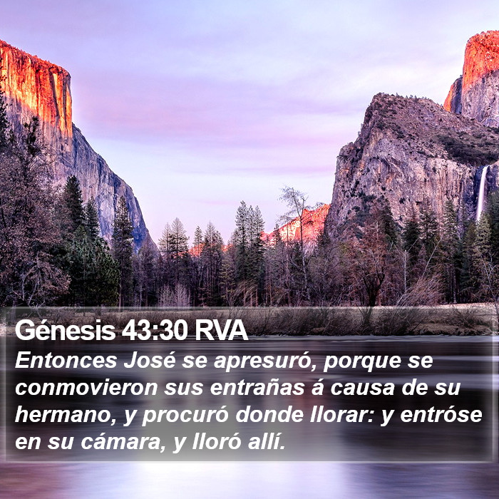 Génesis 43:30 RVA Bible Study