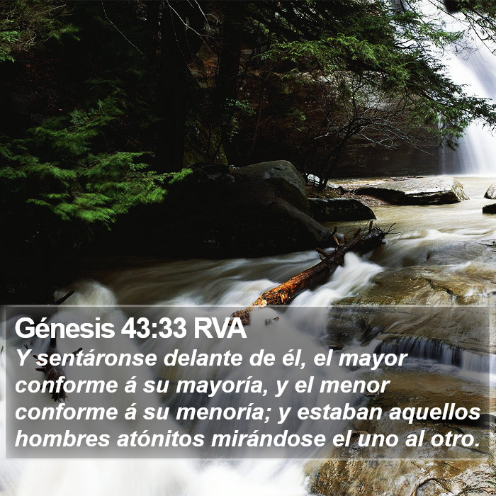 Génesis 43:33 RVA Bible Study