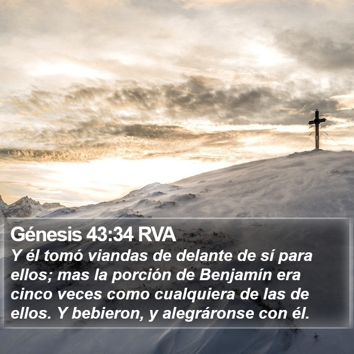 Génesis 43:34 RVA Bible Study