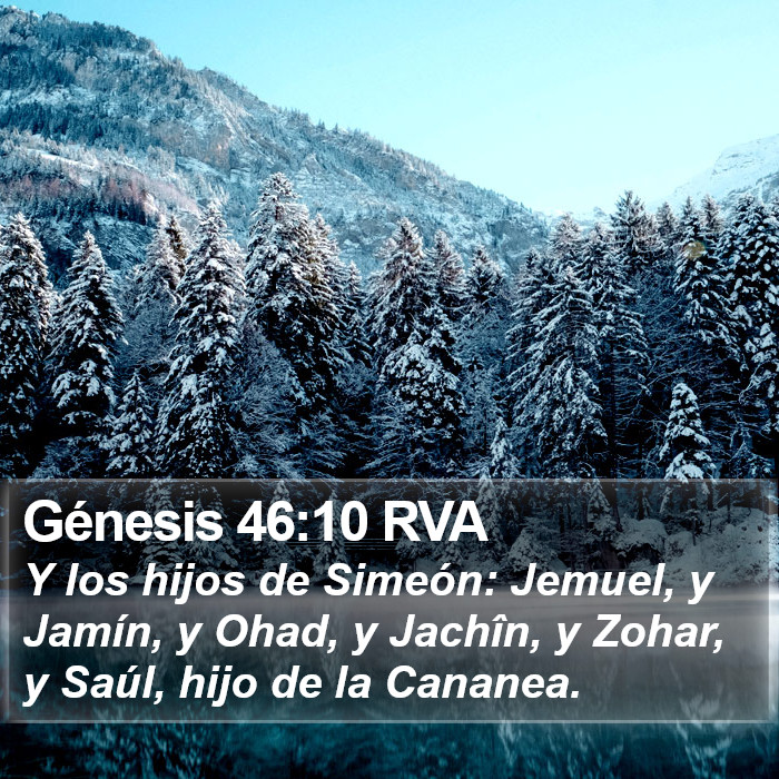 Génesis 46:10 RVA Bible Study