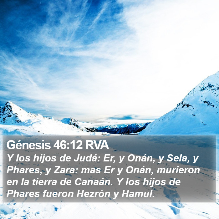 Génesis 46:12 RVA Bible Study