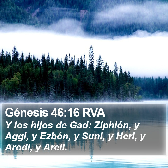 Génesis 46:16 RVA Bible Study