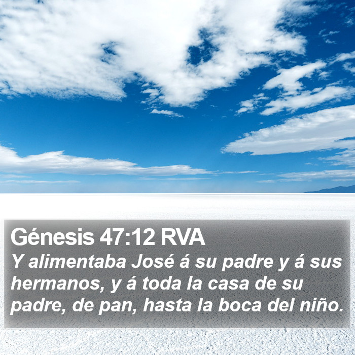 Génesis 47:12 RVA Bible Study