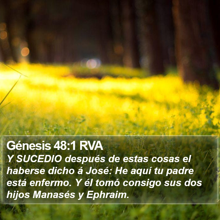 Génesis 48:1 RVA Bible Study