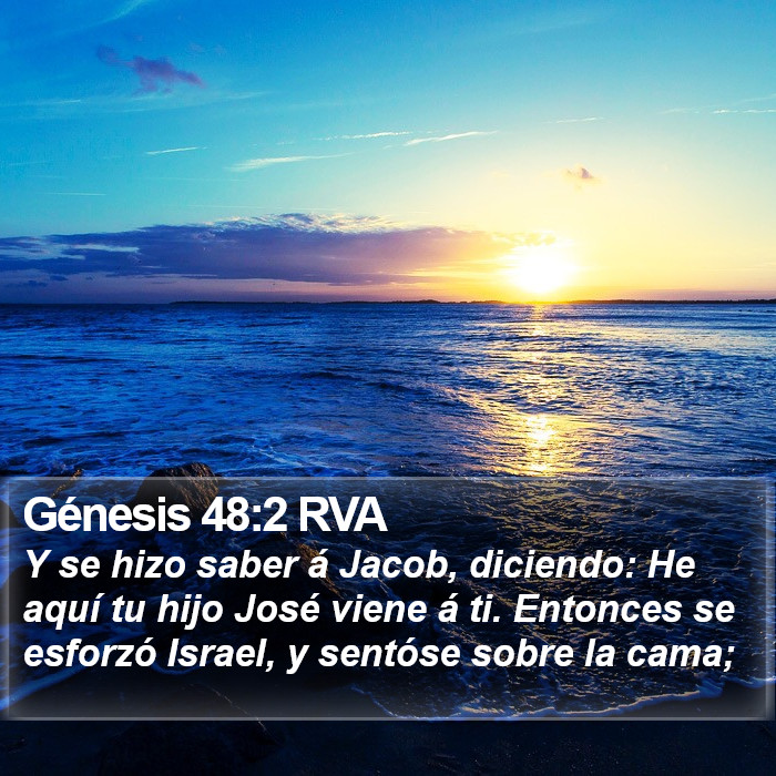 Génesis 48:2 RVA Bible Study