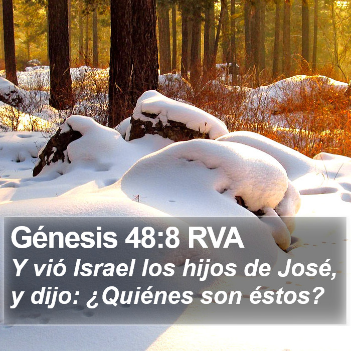 Génesis 48:8 RVA Bible Study