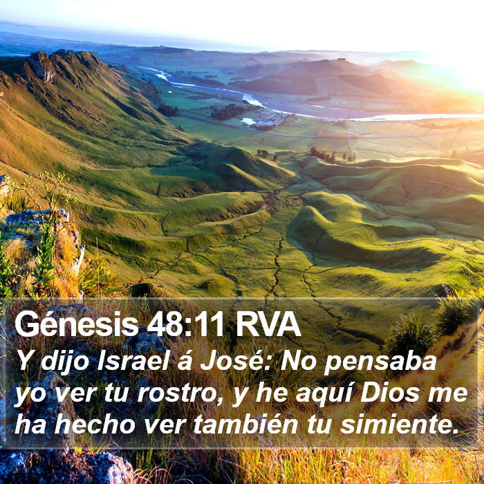 Génesis 48:11 RVA Bible Study