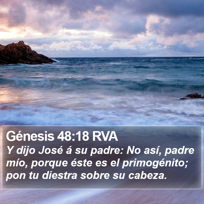 Génesis 48:18 RVA Bible Study