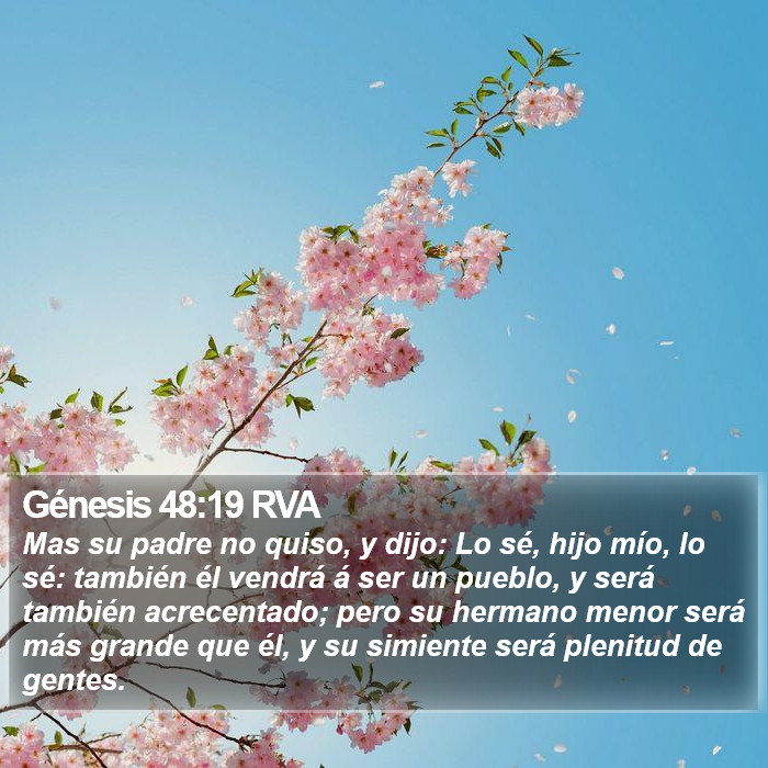 Génesis 48:19 RVA Bible Study