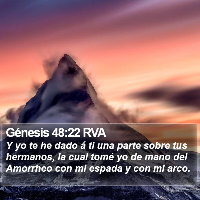 Génesis 48:22 RVA Bible Study