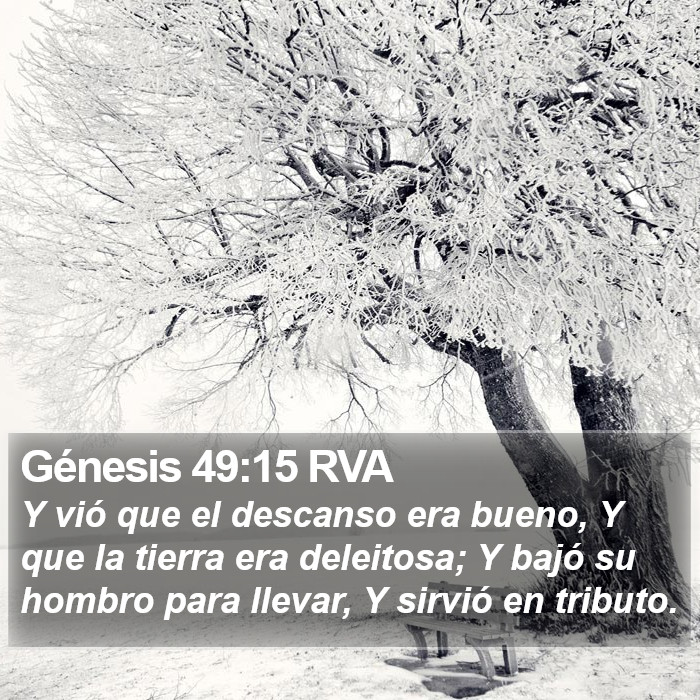 Génesis 49:15 RVA Bible Study