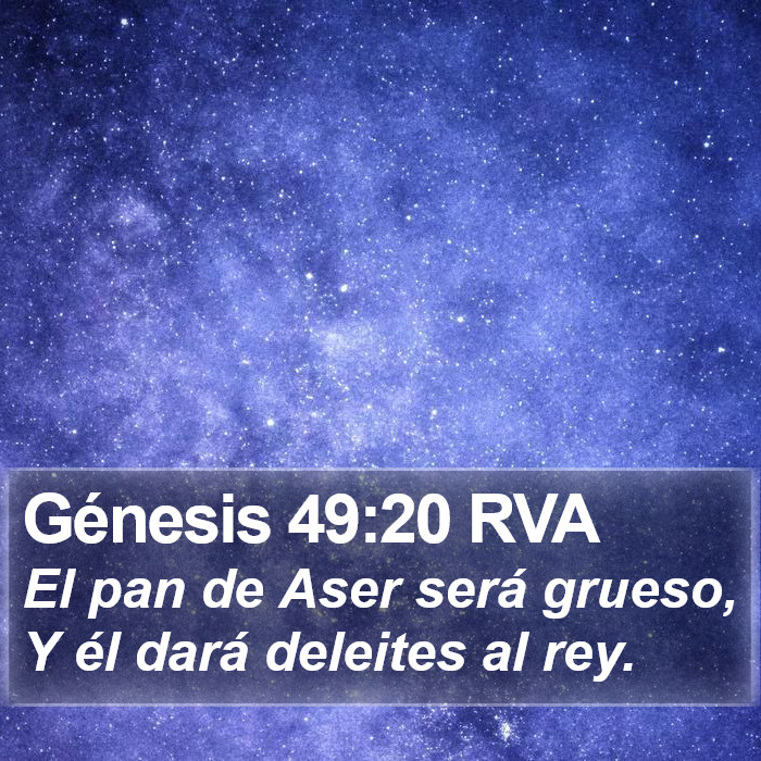 Génesis 49:20 RVA Bible Study