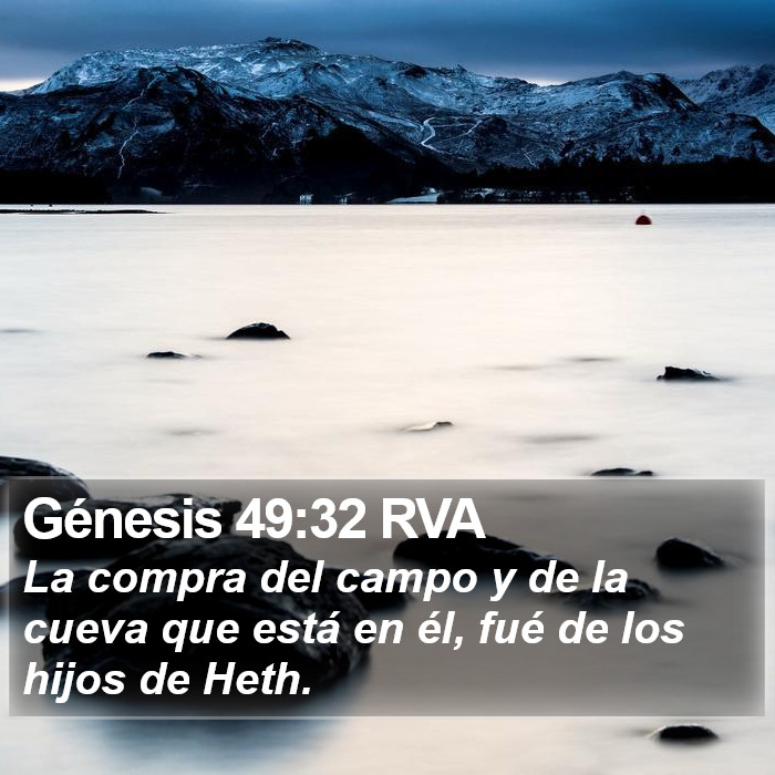 Génesis 49:32 RVA Bible Study